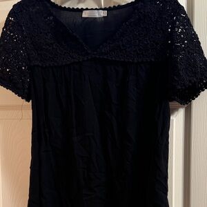 Solitaire Black Lace Blouse